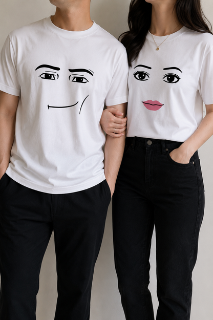 Classic Face Couple Tees